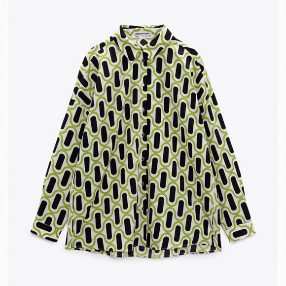 Coord set - geometric print pant& blouse - Picture 8 of 11